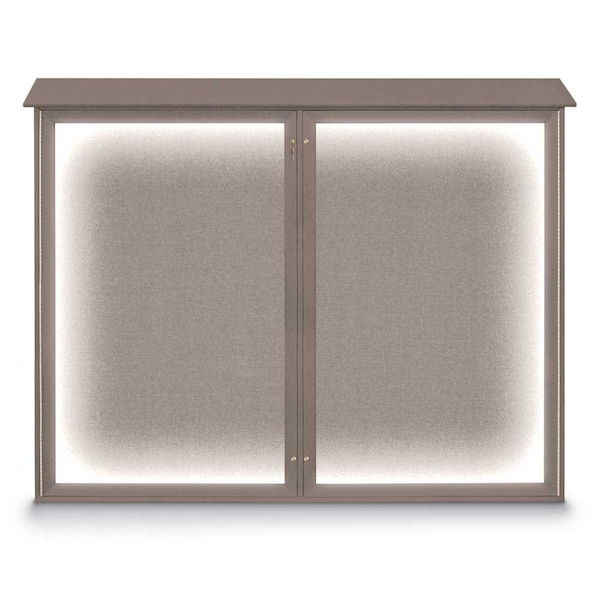 Double Door Enclosed Indoor Letterboard